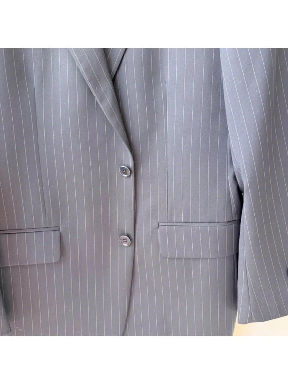 Brooks Brothers 1818 Madison Navy Suit 39R / 38x32 Estrato Tollegna Wool USA
